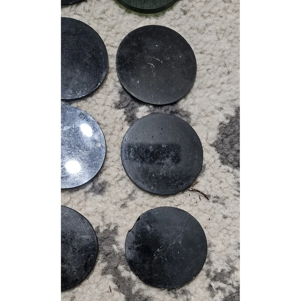 Vintage 1920s–40s Green Shade Glass Welder Lenses 12 Pc Round Replacement Steamp
